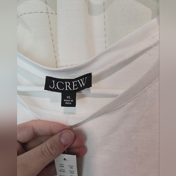 J Crew Broken-in Jersey Puff-Sleeve T-shirt - Picture 7 of 9